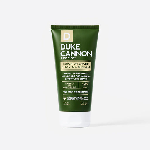 a tube of duke cannon sunscreen cream