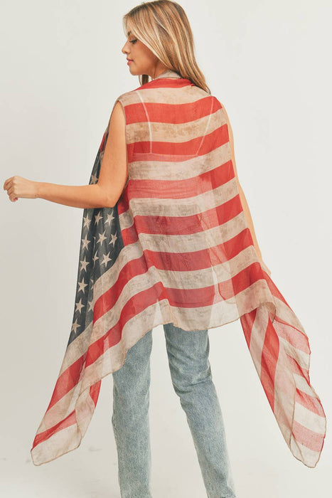 American flag kimono . 