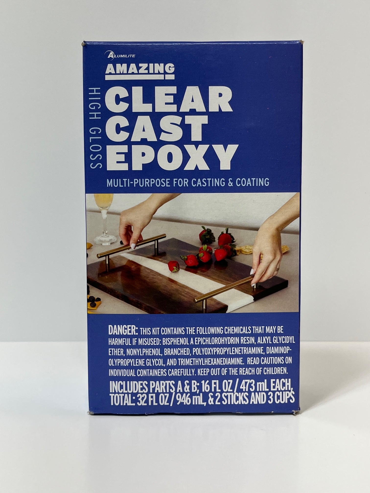 Alumilite Amazing Clear Cast Craft Resin Kit on white background