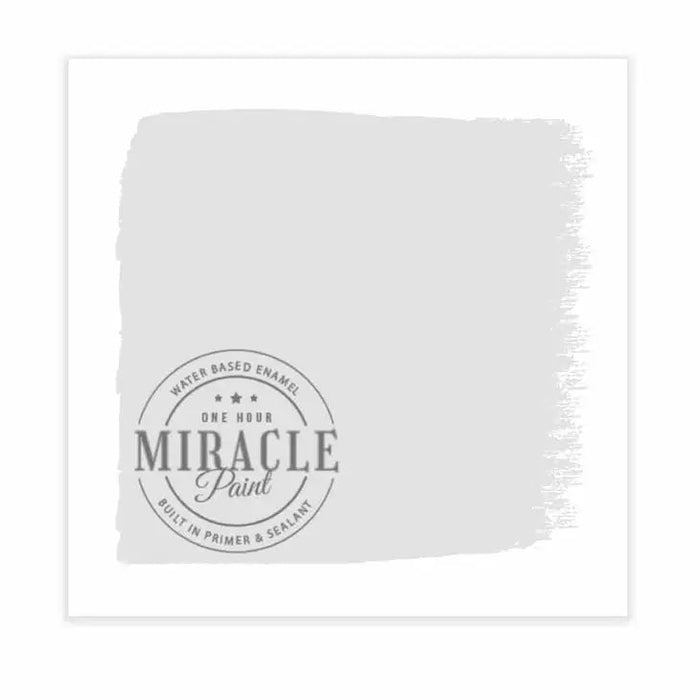 a white background with the words, miracle paint