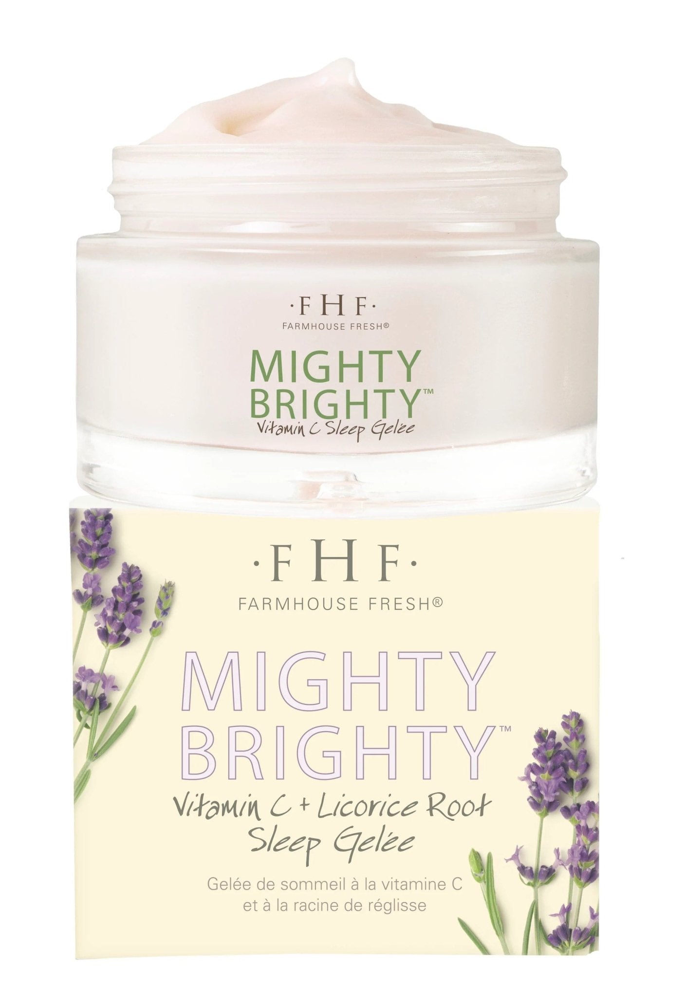 a jar of nighty bright vitamin and licor root sleep creme