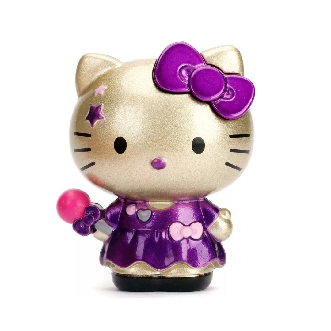 Hello Kitty Megalfigs Die Cast Figurine in purple