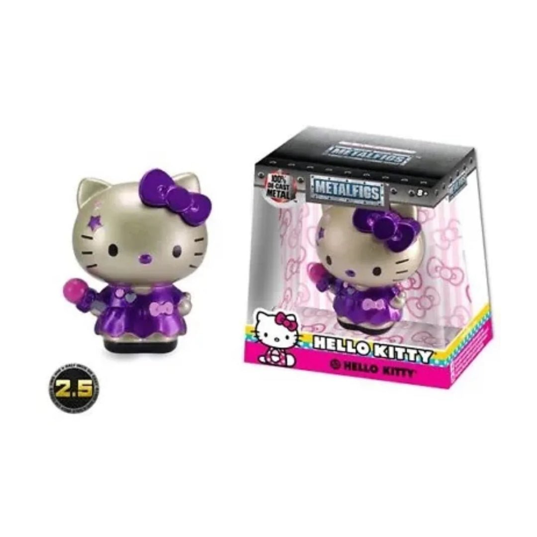 Hello Kitty Megalfigs Die Cast Figurine in purple