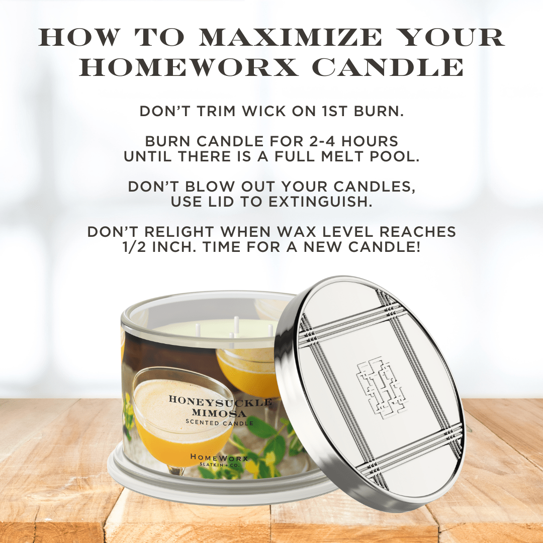 How to maximize your homeworx candle