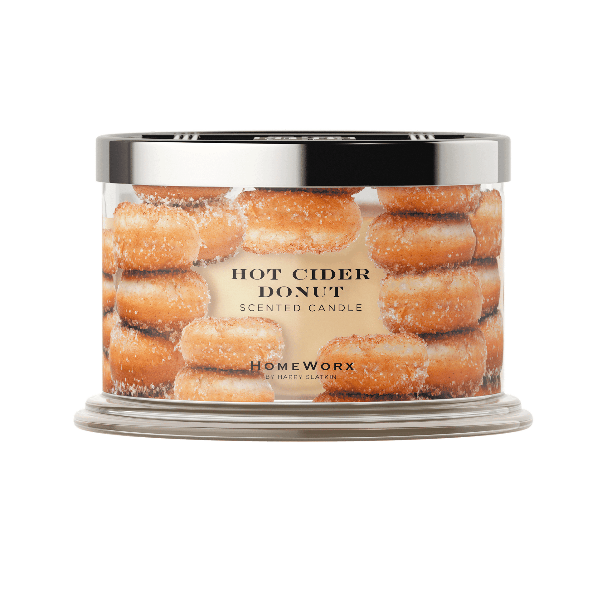 Hot Cider Donut 18-oz 4-Wick Scented Candle on white background