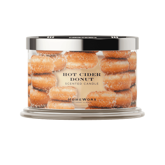 Hot Cider Donut 18-oz 4-Wick Scented Candle on white background