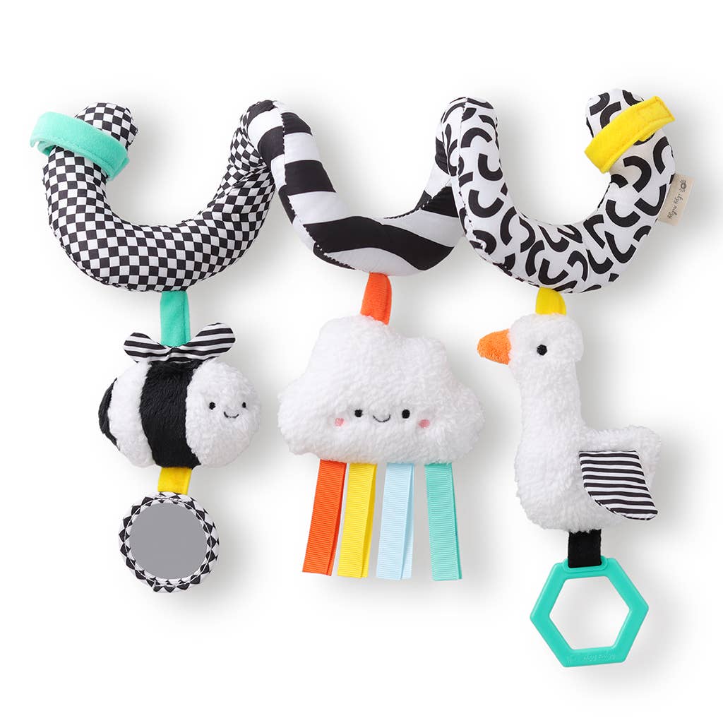 a bunch of toys that are on a white surface