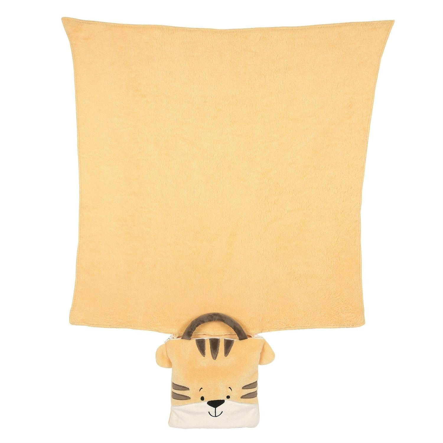 Kids Tiger Travel Blanket 