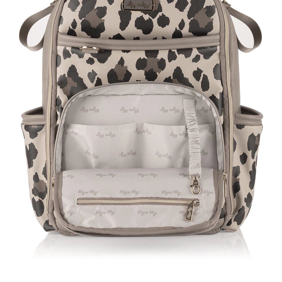 Itzy Ritzy leopard Boss Diaper Bag Backpack