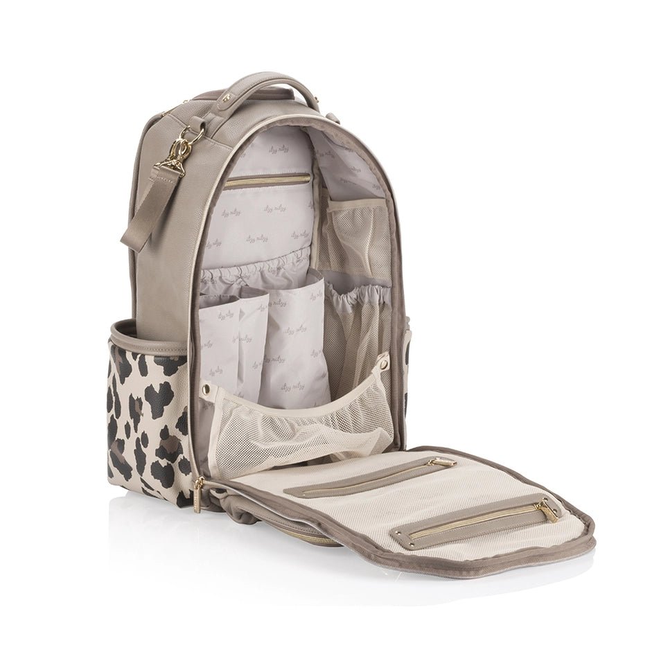 Itzy Ritzy leopard Boss Diaper Bag Backpack