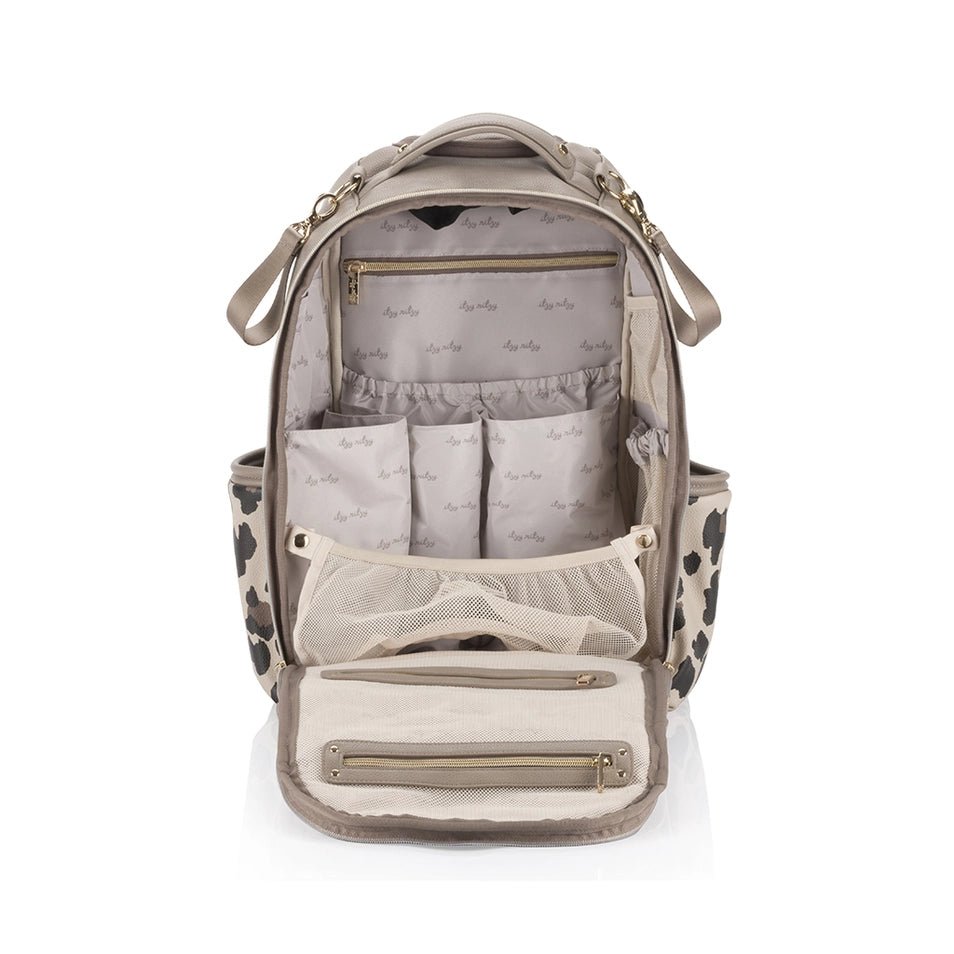 Itzy Ritzy leopard Boss Diaper Bag Backpack