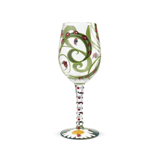 Lolita Ladybug Wine Glass