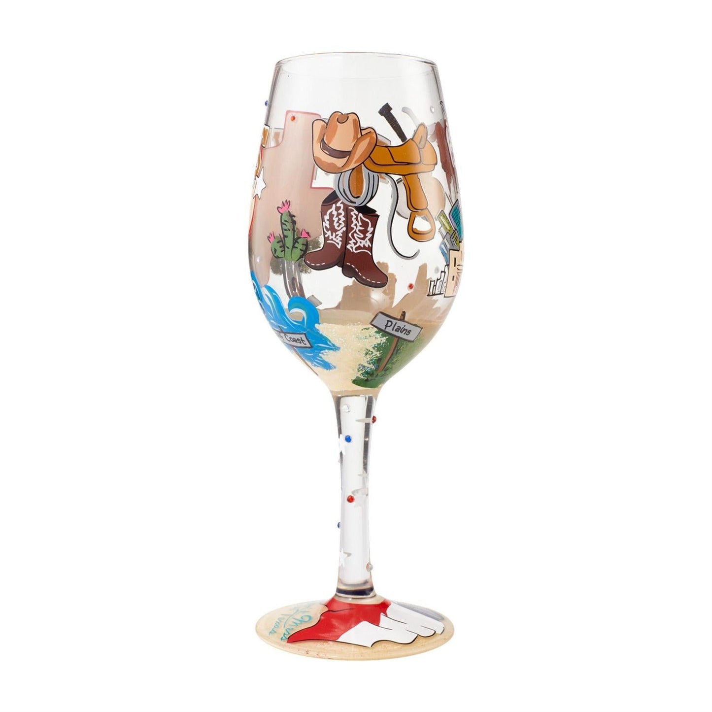 Lolita Lone Star State Wine Glass