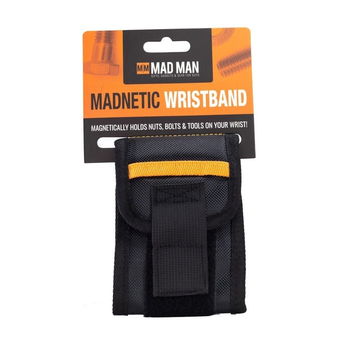 the mad man magnetic wristband in black