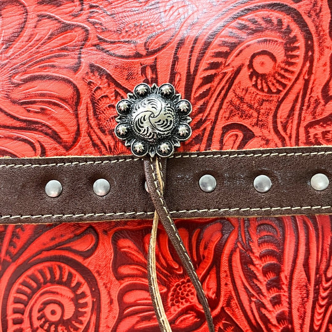 Red Multitude Leather Purse