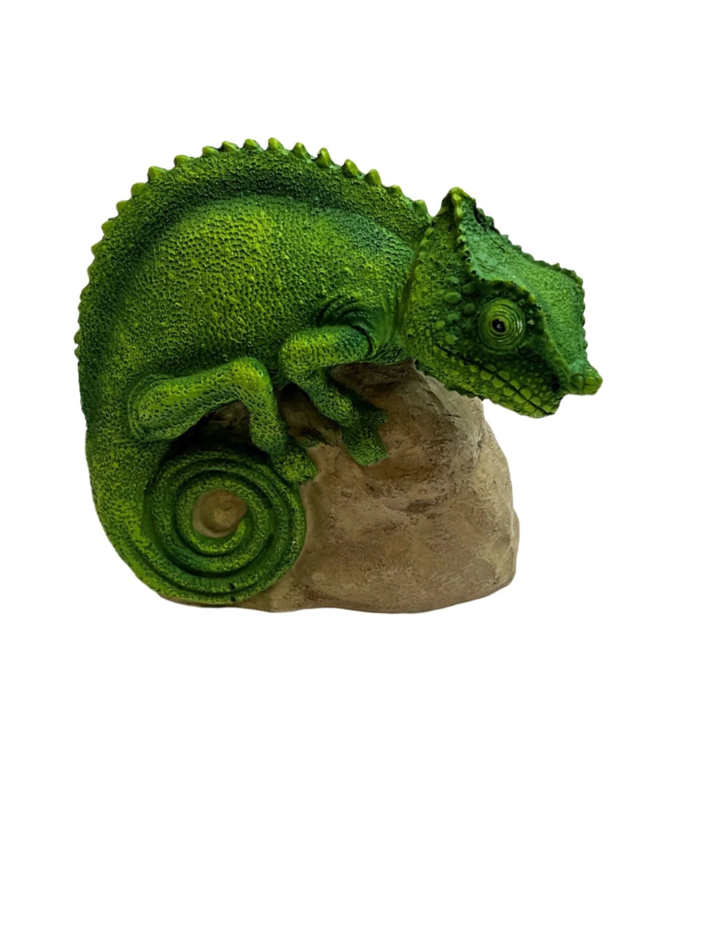 Resin Chameleon On Stone 5"