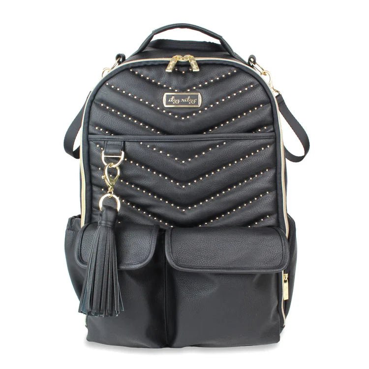 Itzy Ritzy Rock & Roll Black Boss Backpack Diaper Bag