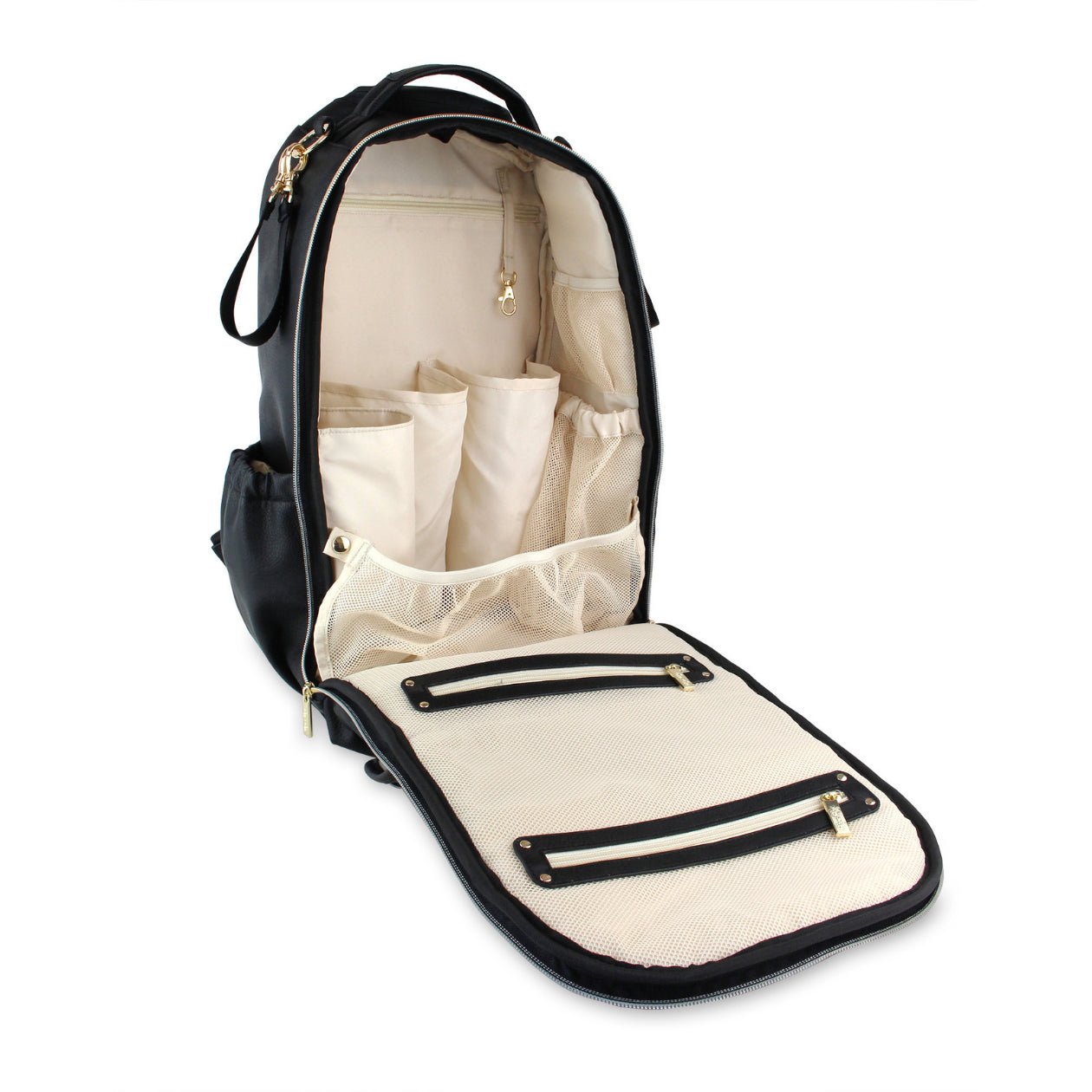 Inside of Rock & Roll Black Boss Backpack Diaper Bag