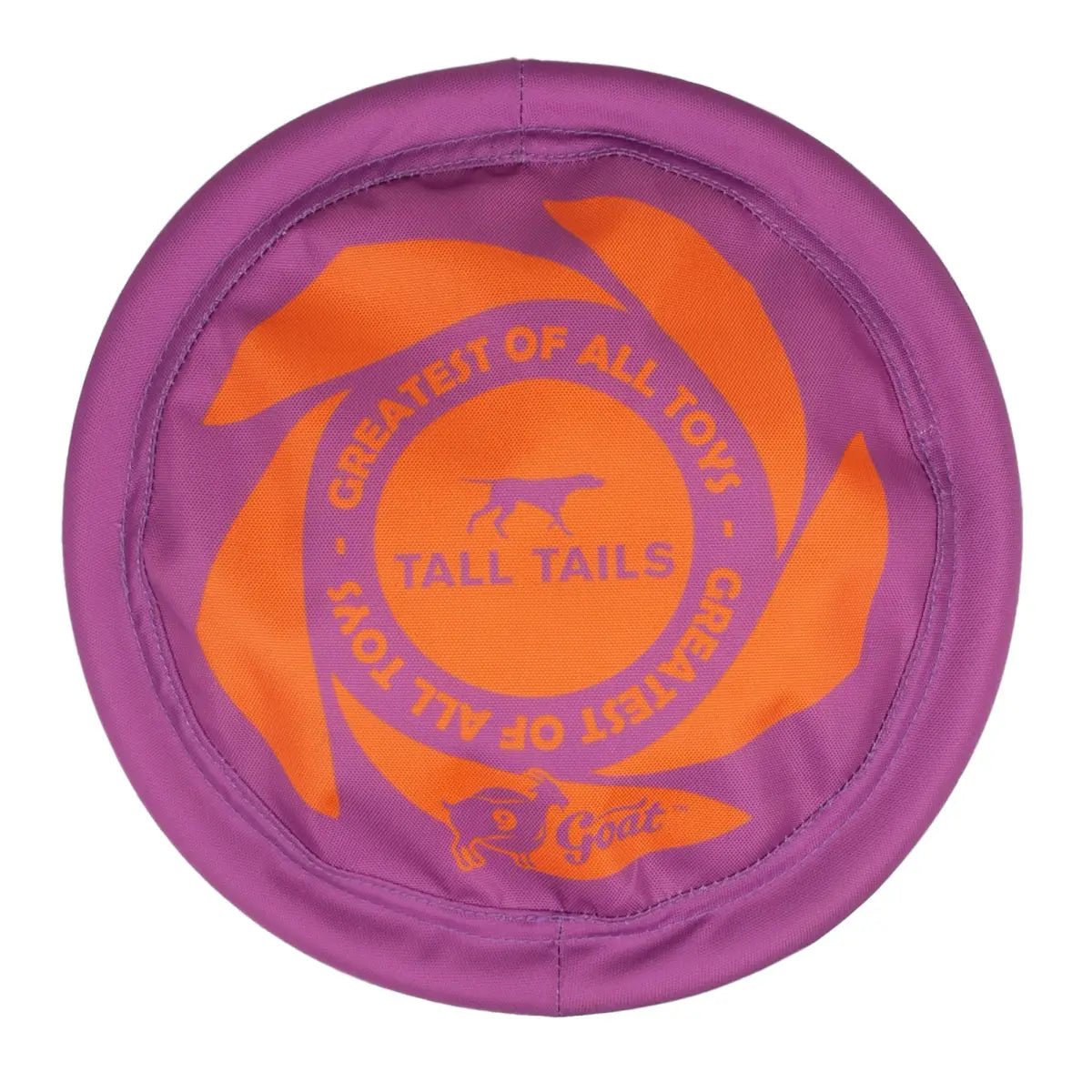 Tall Tails Large 9" Dog Frisbee - Soft Flying Disc for Safe Fetch Play and Active Dogs