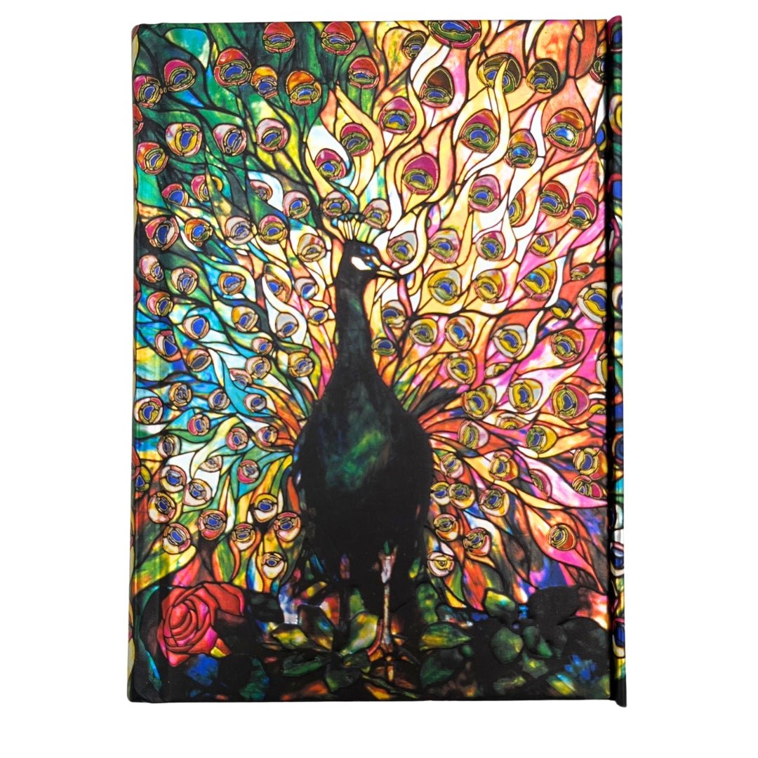 Texas Bookman - Louis Comfort Tiffany: Displaying Peacock Pocket Journal