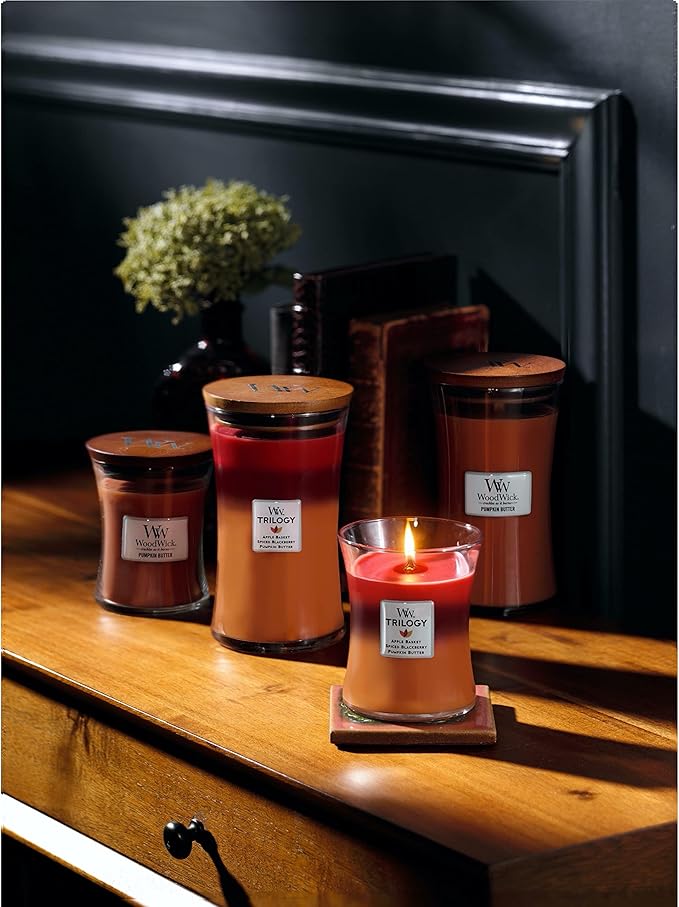 Trilogy Autumn Harvest Woodwick Candle