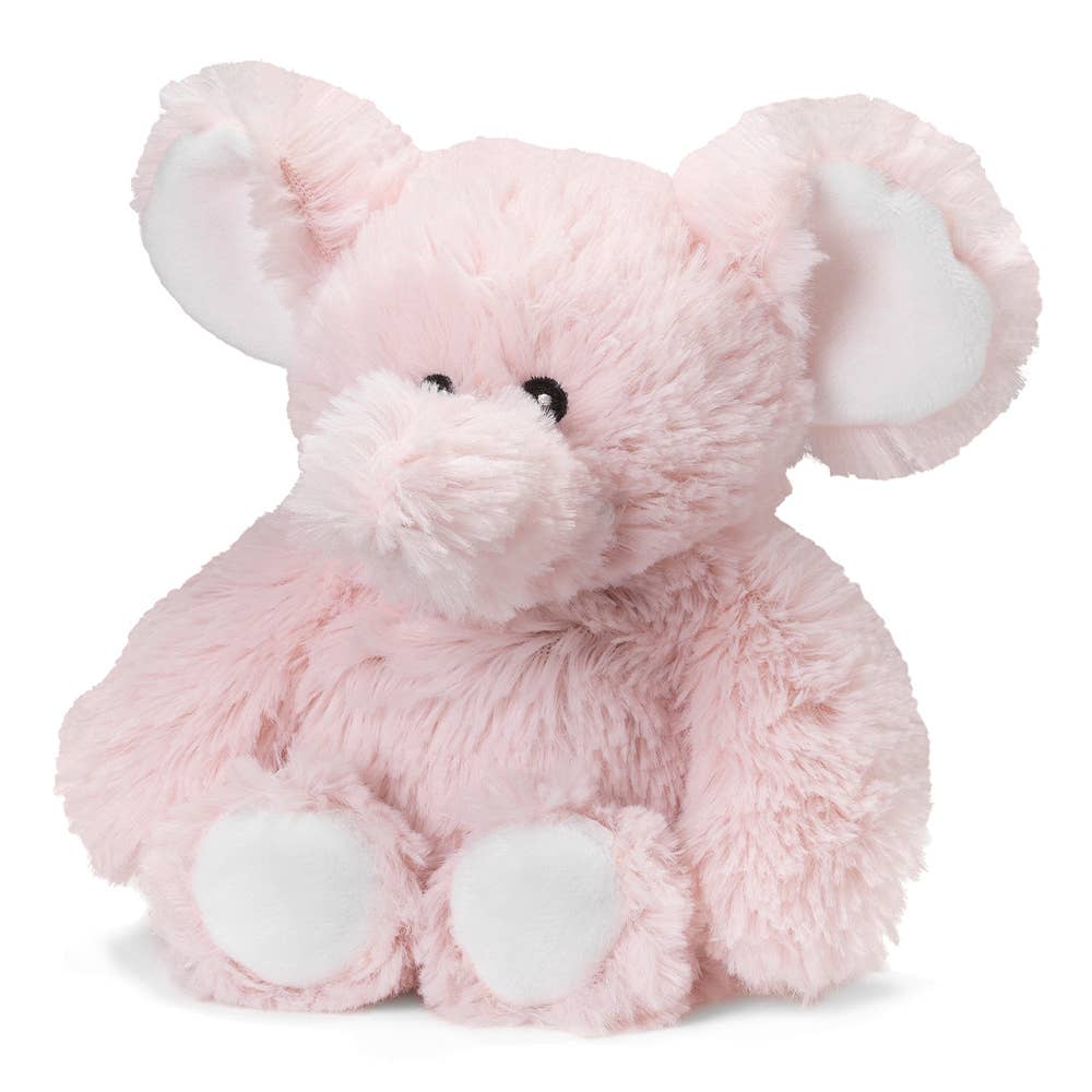 a pink stuffed elephant