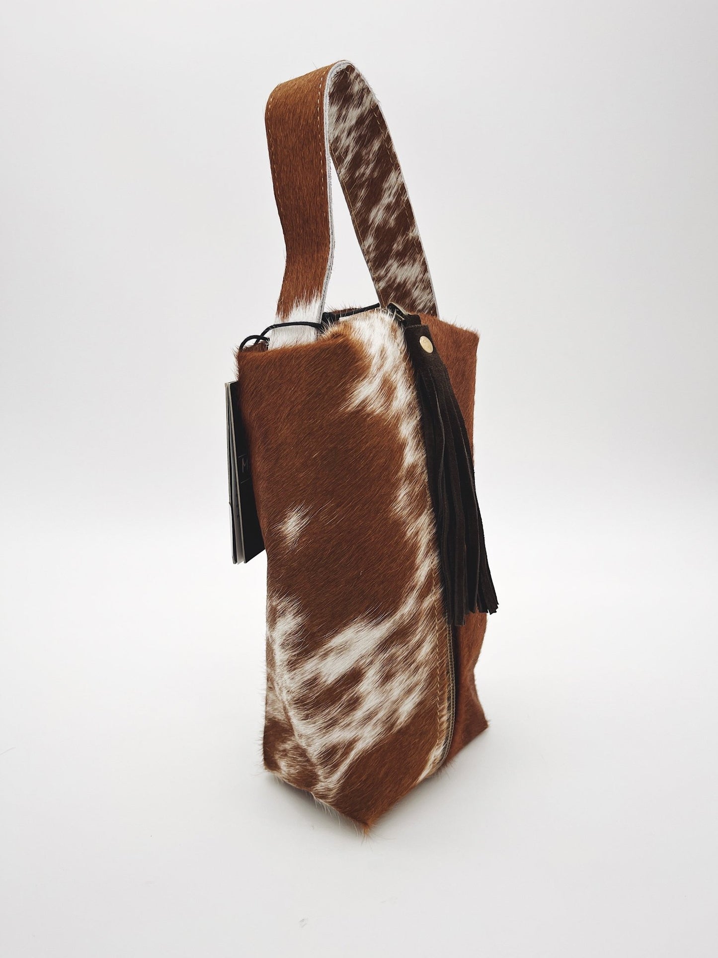 Wistful Skies Dopp Kit with Cowhide Fringe Zipper and Handle