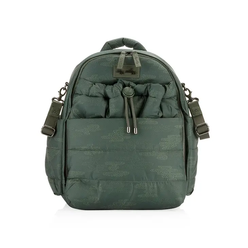 a green diaper bag backpack