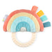 a teether toy with a rainbow on top of it