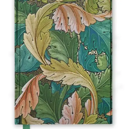 a notebook with a floral design on it